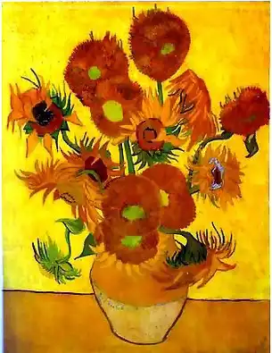 Ysaÿe 's Ballade like Sunflowers of Van Gogh